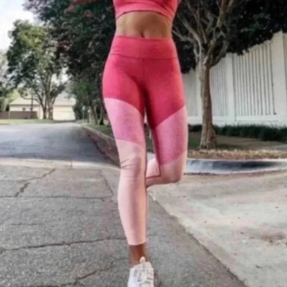 OUTDOOR VOICES Springs 7/8 Legging In Flamingo/Rose/Clay - Picture 3 of 8